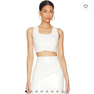 Commando Patent Leather White Top NWT